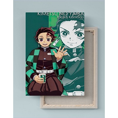 Quadro Decorativo Canvas Demon Slayer Tanjirō Kamado 01